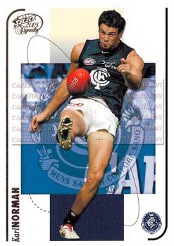 2005 Select Dynasty AFL #34 Karl Norman Front